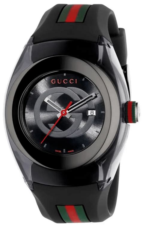 gucci sync 46mm black|Gucci SYNC XXL Review .